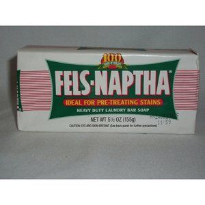 Fels-Naptha Heavy Duty Laundry Bar Soap Homemade Made in USA 100 Years Quality